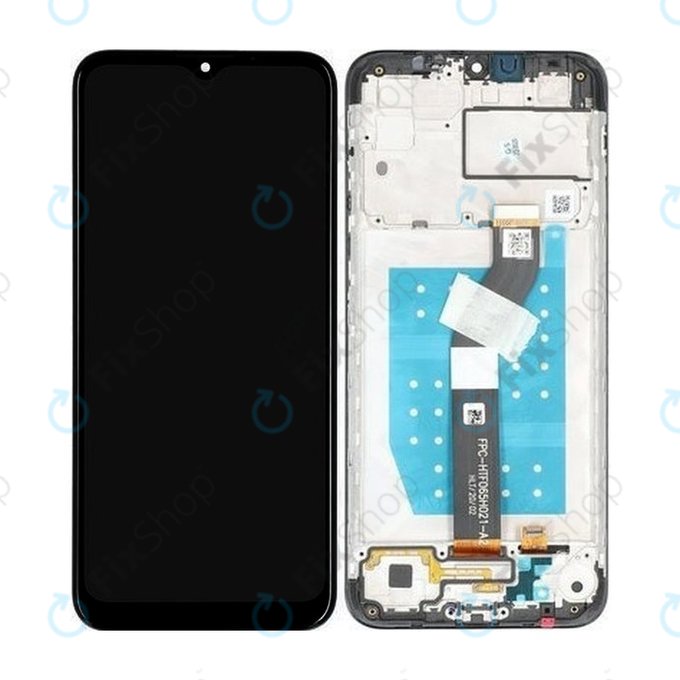 Motorola Moto G8 Power Lite - LCD zaslon + steklo na dotik + okvir (Black) - 5D68C16532, 55D68C18031 Genuine Service Pack