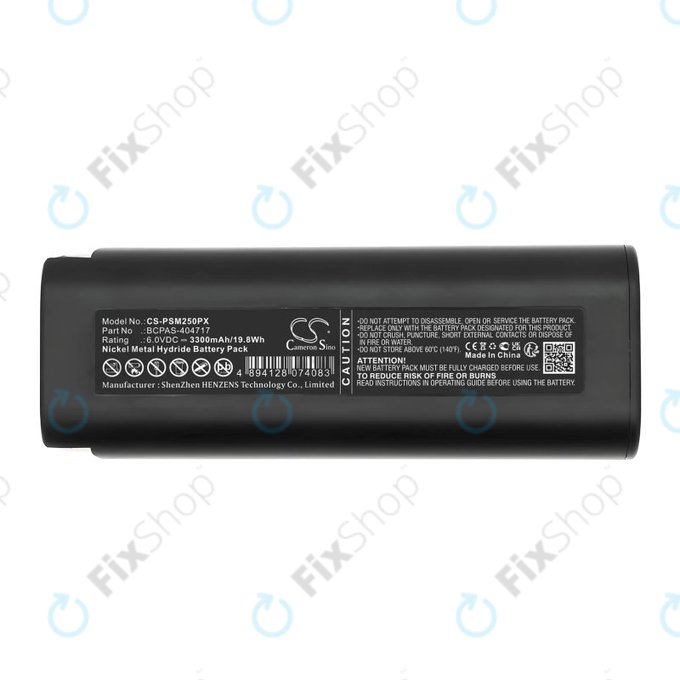 Baterija za Paslode 900400, 3300mAh, Ni-MH, 6V, 404400, BCPAS-404717, HQ