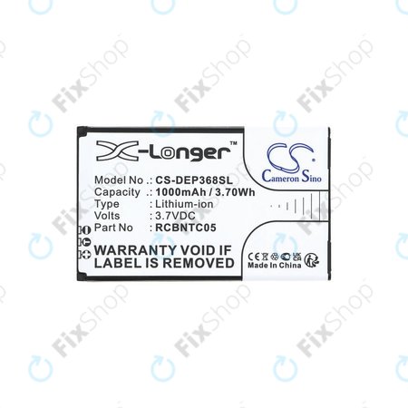 Baterija za Doro Primo 368, 1000mAh, Li-Ion, 3.7V, RCBNTC05, HQ
