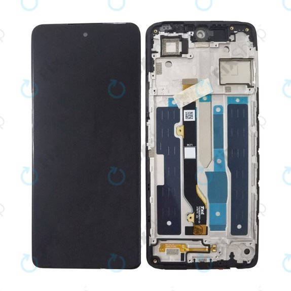 Infinix Note 30 - LCD zaslon + steklo na dotik + okvir (Obsidian Black) TFT