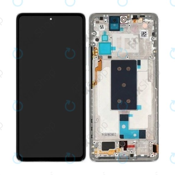 Xiaomi 11T Pro - LCD zaslon + steklo na dotik + okvir (Moonlight White, Celestial Blue) - 5600040K3S00, 56000D0K3S00 Genuine Service Pack