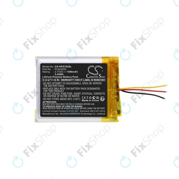 Baterija za HyperX Cloud Flight, Cloud Alpha, 1500mAh, Li-Pol, 3.7V, PL644050, HQ