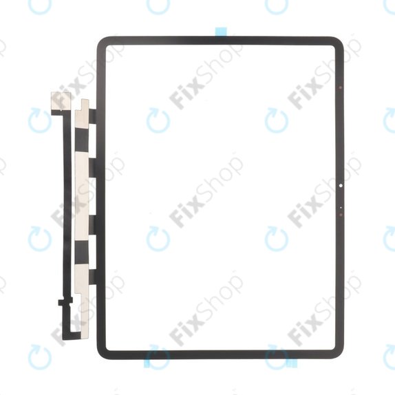 Steklo na dotik z lepilom za iPad Air 13 (2024), Black