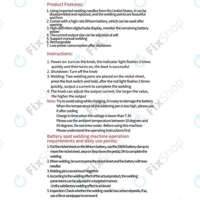 Docreate HPSW 5000W - Mini baterijski varilec (4000mAh)