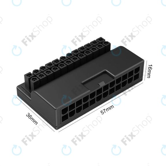 ATX 24-pin 90° napajalni adapter za matično ploščo