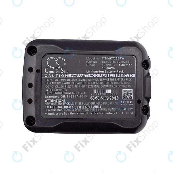 Makita CXT, C, D, F, H, J, P, R, S, T-series - Baterija BL10xx Li-Ion 1500mAh HQ