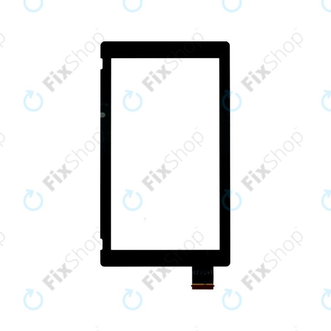 Steklo zaslona na dotik (Black) za Nintendo Switch