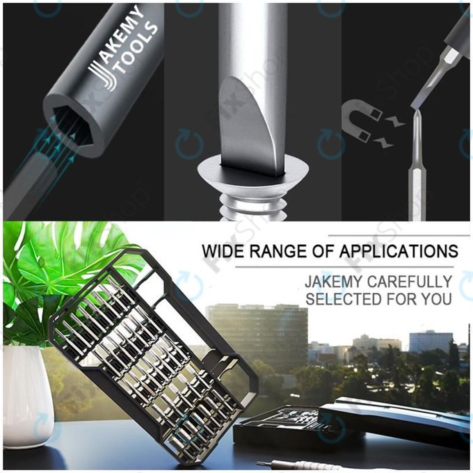 Jakemy JM-8172 - Komplet servisnega orodja za servis elektronike 73 v 1