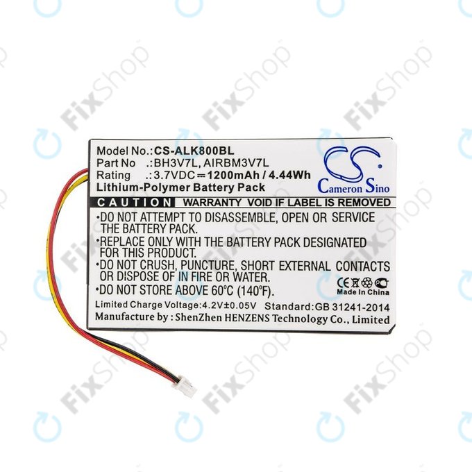 Baterija za Autec Air A4, A6, A8, 1200mAh, Li-Pol, 3.7V, BH3V7L, AIRBM3V7L, HQ