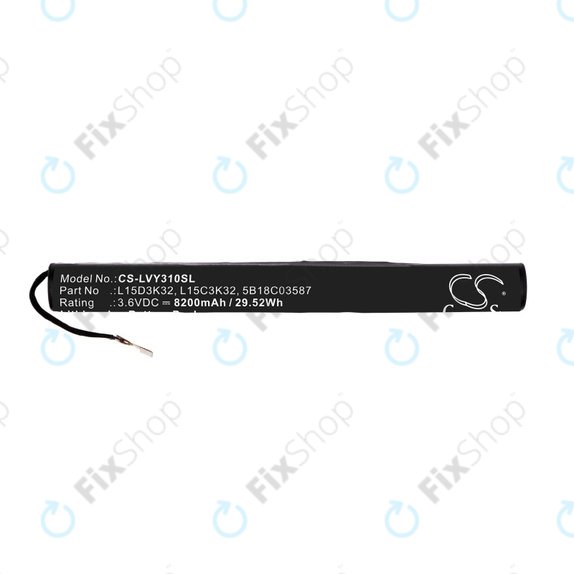 Lenovo Yoga TAB 3 YT3-X50 - Baterija L15D3K32, L15C3K32, 5B18C03587 8200mAh HQ