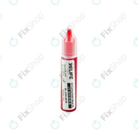 Relife RL-901R - UV utrjujoča spajkalna maska - 10ml (Rdeča)