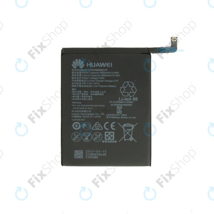 Huawei P40 Lite E - Baterija HB396689ECW 4000mAh - 24023024 Genuine Service Pack
