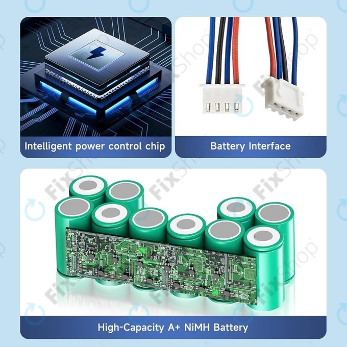 Ecovacs Sweeper-series, Deebot Ozmo-series - Baterija DM88 Ni-MH 12.0V 3000mAh