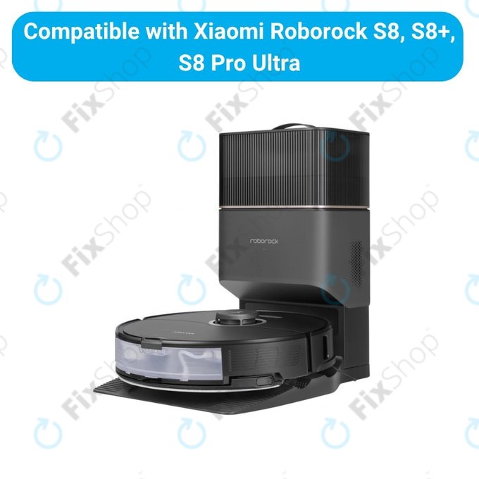 Komplet nadomestnih delov za Xiaomi Roborock S8, S8+, S8 Pro Ultra (2 para glavnih krtač, 4x Filter, 4x Stranska krtača – črna, 4x Krpa za brisanje, 4x Vrečka za prah)