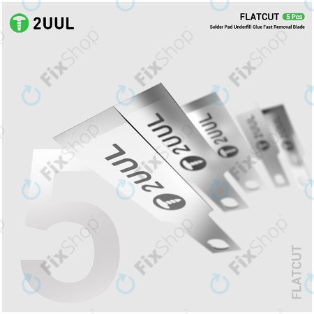 Rezila za odstranjevanje Underfill lepila, ploščat rez, 2UUL DA28, 5 kos/pakiranje