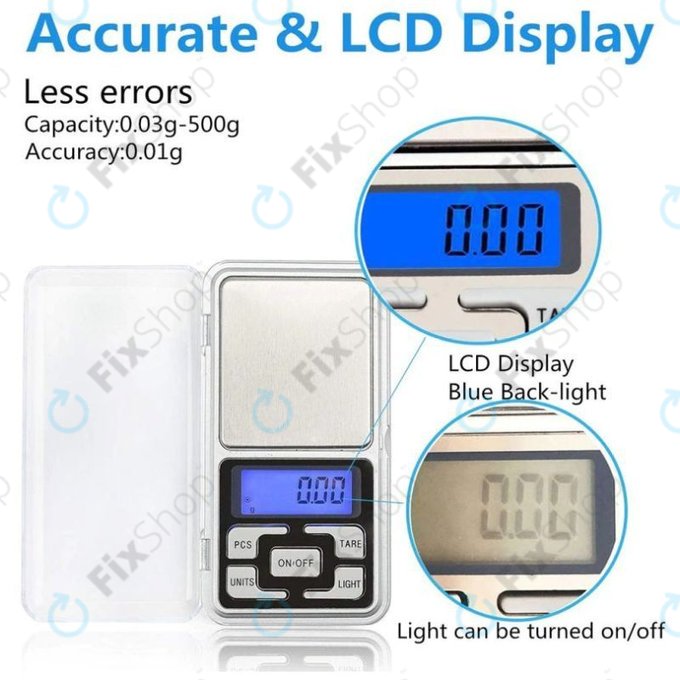 TFY MH-500 - Mini tehtnica 500 g/0,01 g