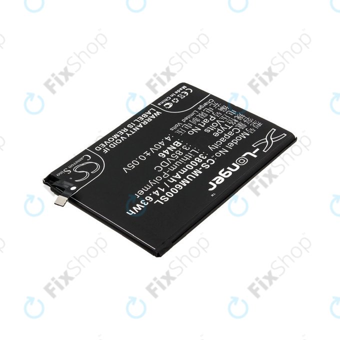 Baterija za Xiaomi Redmi Note 8T, 3800mAh, Li-Pol, 3.85 V, BN46, HQ