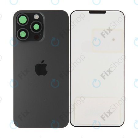 Steklo zadnjega ohišja za iPhone 15 Pro Max | Black Titanium | 661-36907 | Genuine Apple