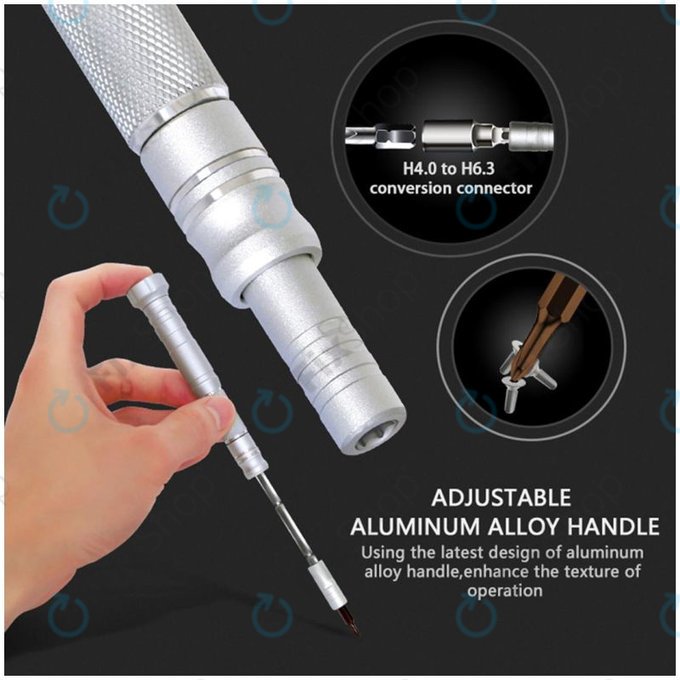 Jakemy JM-8166 - Komplet servisnega orodja za servis elektronike 61 v 1