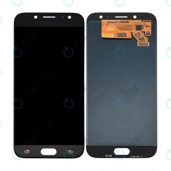 Samsung Galaxy J7 J730F (2017) - LCD zaslon + steklo na dotik (Black) OLED