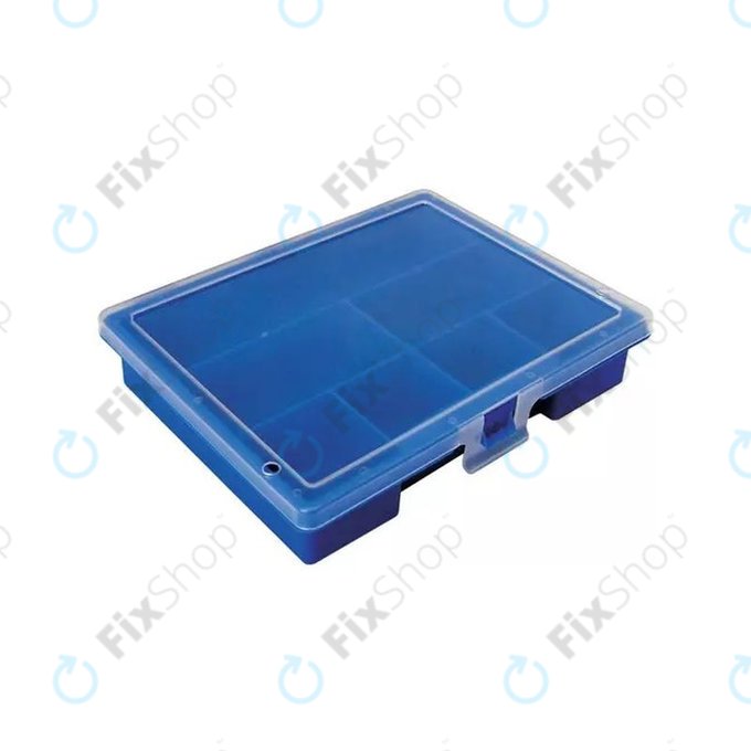 Organizator - 7 predelkov - 178 x 145 x 36mm (Moder)