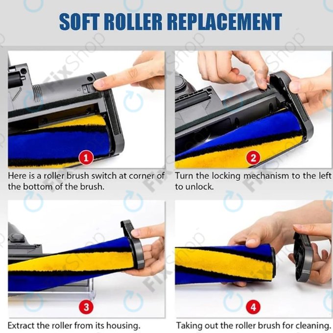 Dyson V12 - Talna šoba z zeleno lučjo LED