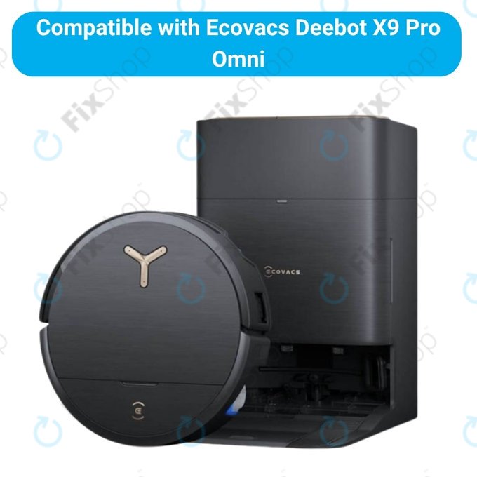 Komplet nadomestnih delov za Ecovacs Deebot X9 Pro Omni (2x Glavna krtača, 4x Filter, 4x Stranska krtača)