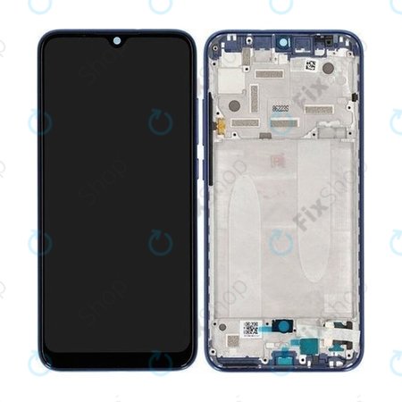 Xiaomi Mi A3 - LCD zaslon + steklo na dotik + okvir (Not just Blue) TFT