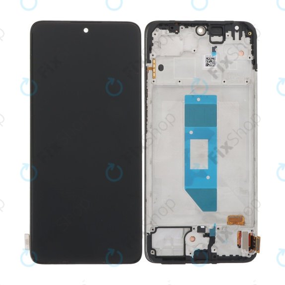 Xiaomi Redmi Note 14 Pro 4G 24116RACCG - LCD zaslon + steklo na dotik + okvir (Midnight Black) OLED