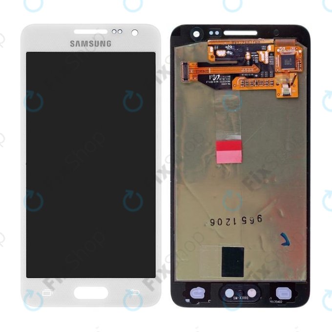 Samsung Galaxy A3 A300F - LCD zaslon + steklo na dotik (Pearl White) - GH97-16747A Genuine Service Pack