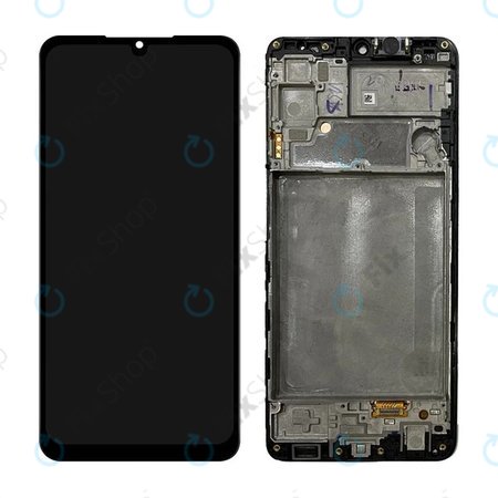 Samsung Galaxy M22 M225F - LCD zaslon + steklo na dotik + okvir (Black) TFT