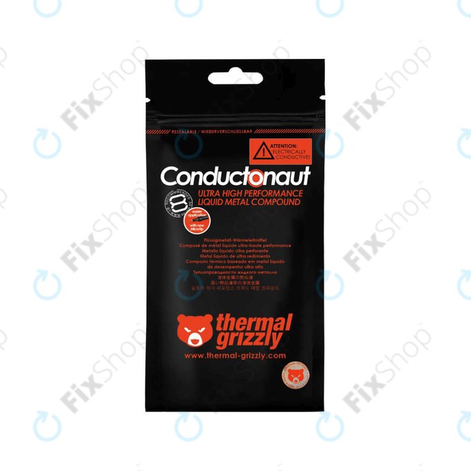 Tekoča kovina 1g, Thermal Grizzly Conductonaut Extreme