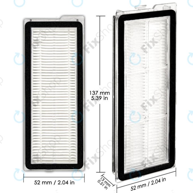 Filter za prah, 2 kos za Xiaomi Roborock QV 35A, QV 35S