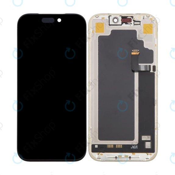Zaslon In-Cell HD+ za iPhone 17 Pro, Steklo na dotik z okvirjem