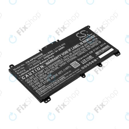 Baterija za HP Pavilion 14, 15, 17, 3550mAh, Li-Pol, 11.55V, HT03XL, HQ