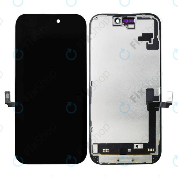Zaslon In-Cell FHD za iPhone 16, Steklo na dotik z okvirjem, FixPremium