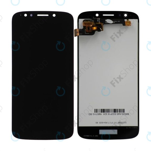 Motorola Moto E5 Play - LCD zaslon + steklo na dotik (Black) TFT