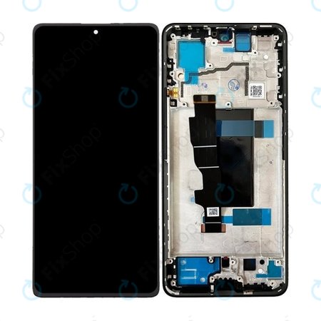 Xiaomi Redmi Note 13 Pro 5G 2312DRA50C - LCD zaslon + steklo na dotik + okvir (Midnight Black) OLED