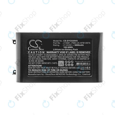 Dyson V8 - Baterija 215681, PM8-US-HFB1497A Li-Ion 21.6V 5000mAh HQ