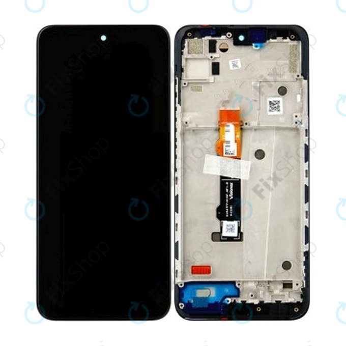 Motorola Moto G71 XT2169 - LCD zaslon + steklo na dotik + okvir (Iron Black) TFT