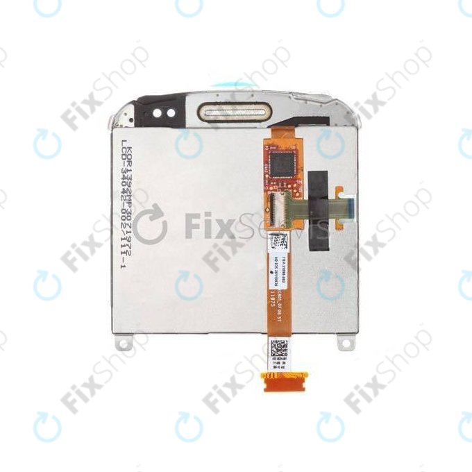 Blackberry Bold Touch 9900 - LCD zaslon + steklo na dotik + okvir Verzia 002 (Black) TFT