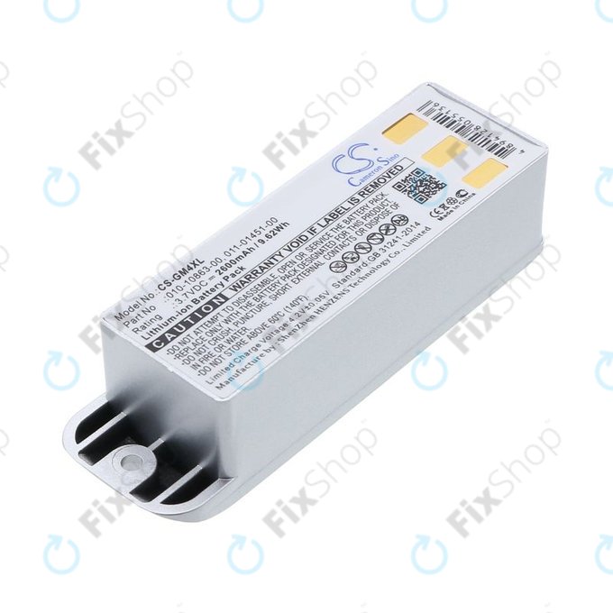 Baterija za Garmin Zumo 400, 550, 2600mAh, Li-Ion, 3.7V, 010-10863-00, 011-01451-00, HQ