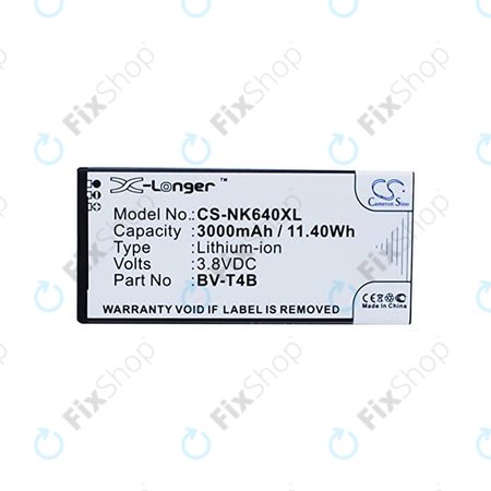Microsoft Lumia 640 XL - Baterija BV-T4B 3000mAh HQ
