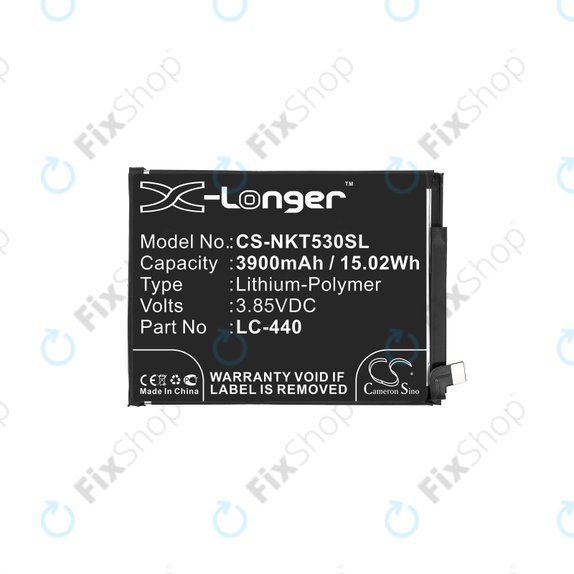 Baterija za Nokia 5.3, 3900mAh, Li-Pol, 3.85 V, LC-440, HQ