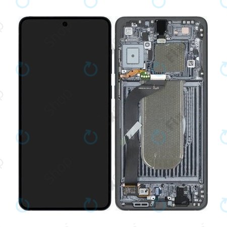 Samsung Galaxy S25 Edge - LCD zaslon + steklo na dotik + okvir (Titanium Jetblack) - GH82-37224C Genuine Service Pack