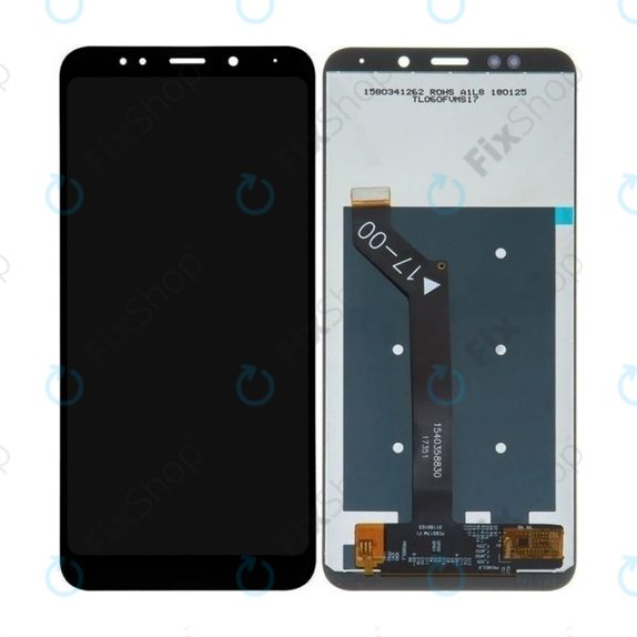 Xiaomi Redmi 5 Plus (Redmi Note 5) - LCD zaslon + steklo na dotik (Black) TFT