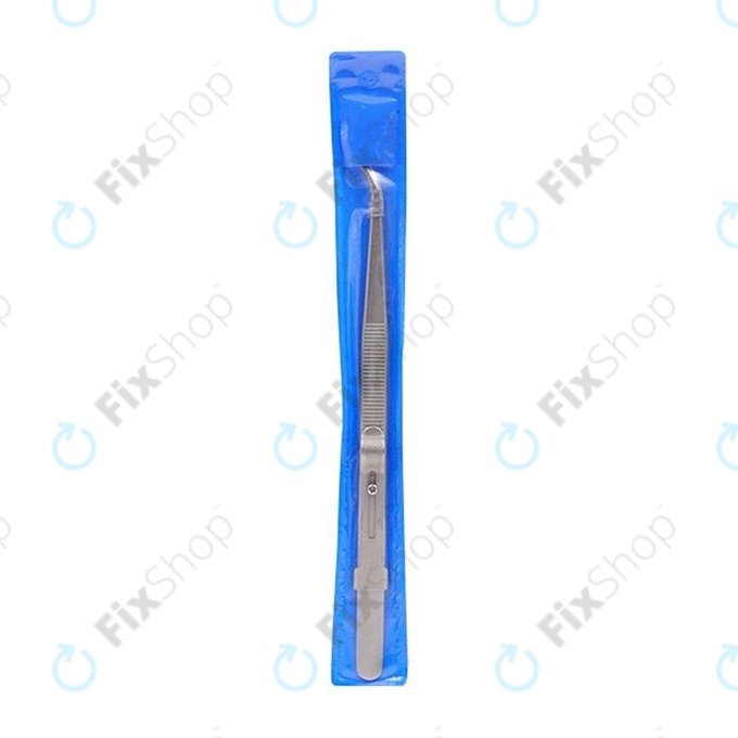 Profesionalna pinceta iz nerjavečega jekla - Ukrivljena konica (162mm)