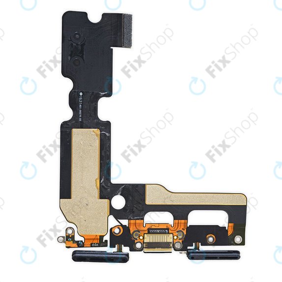 Apple iPhone 7 - Konektor za polnjenje + Flex kabel (Black)