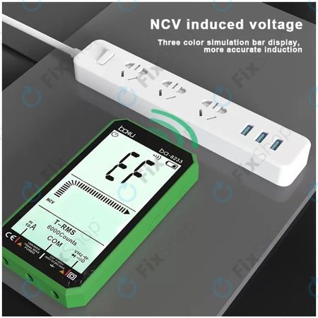 Baku BA-8233 - profesionalni digitalni multimeter z zaslonom na dotik