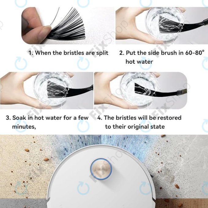 Xiaomi Dreame X50 Ultra, X40 Ultra, L40 Ultra, L40s Pro Ultra, Mova V50 Ultra, P60 - stranska krtača